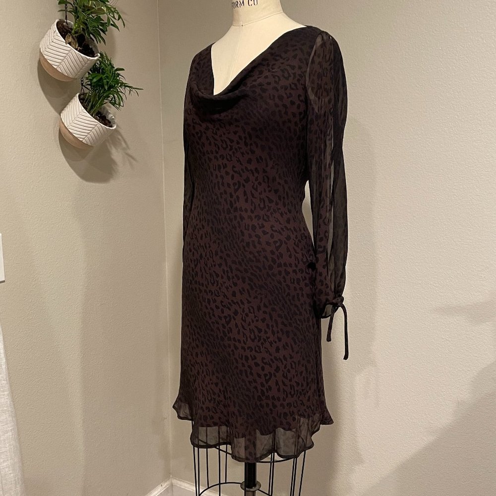 Fiori di Zucca Silk Chiffon Backless Dress Size 6